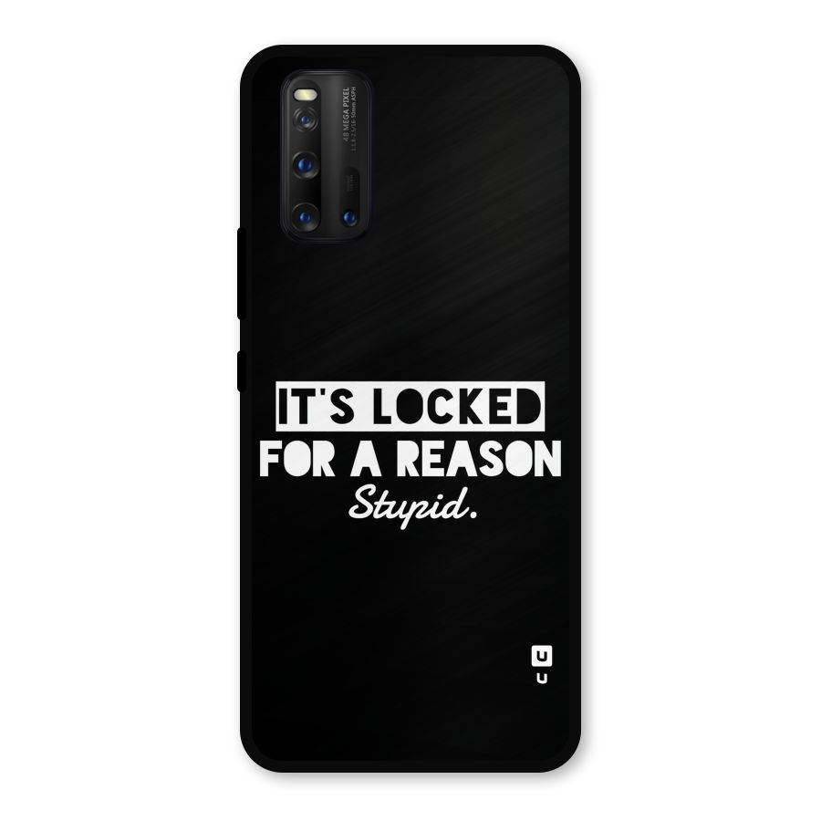 Locked For Stupid Metal Back Case for iQOO 3