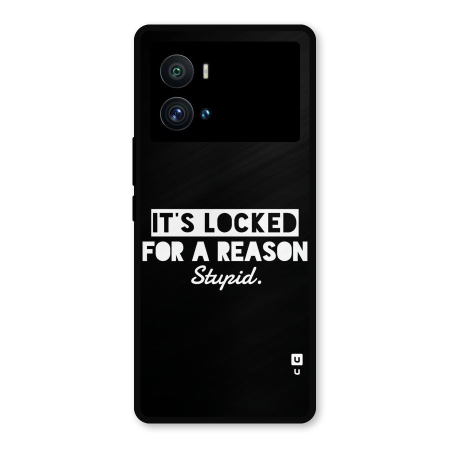 Locked For Stupid Metal Back Case for iQOO 9 Pro