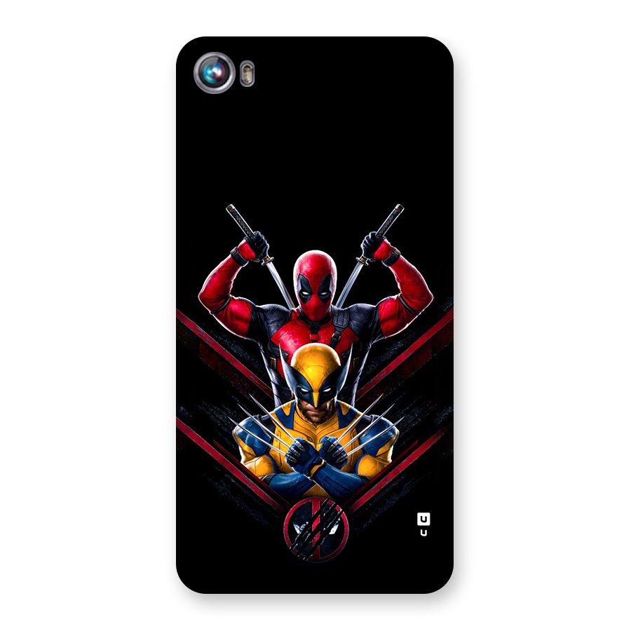 Logan And Wade Back Case for Canvas Fire 4 (A107)