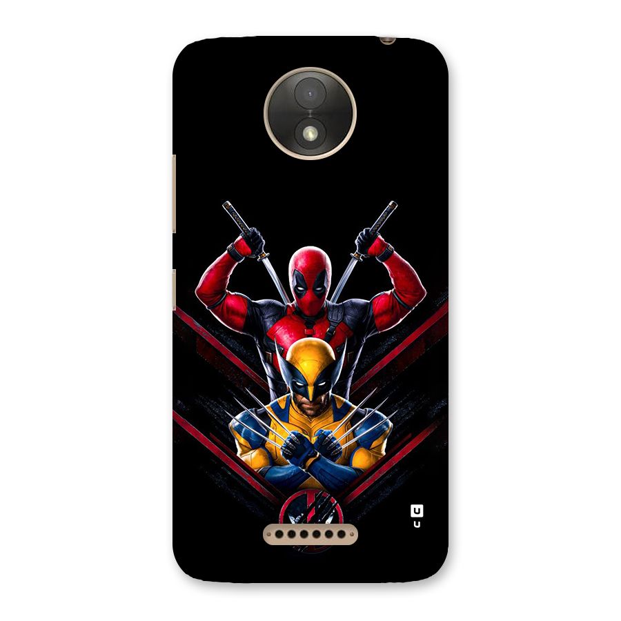 Logan And Wade Back Case for Moto C Plus