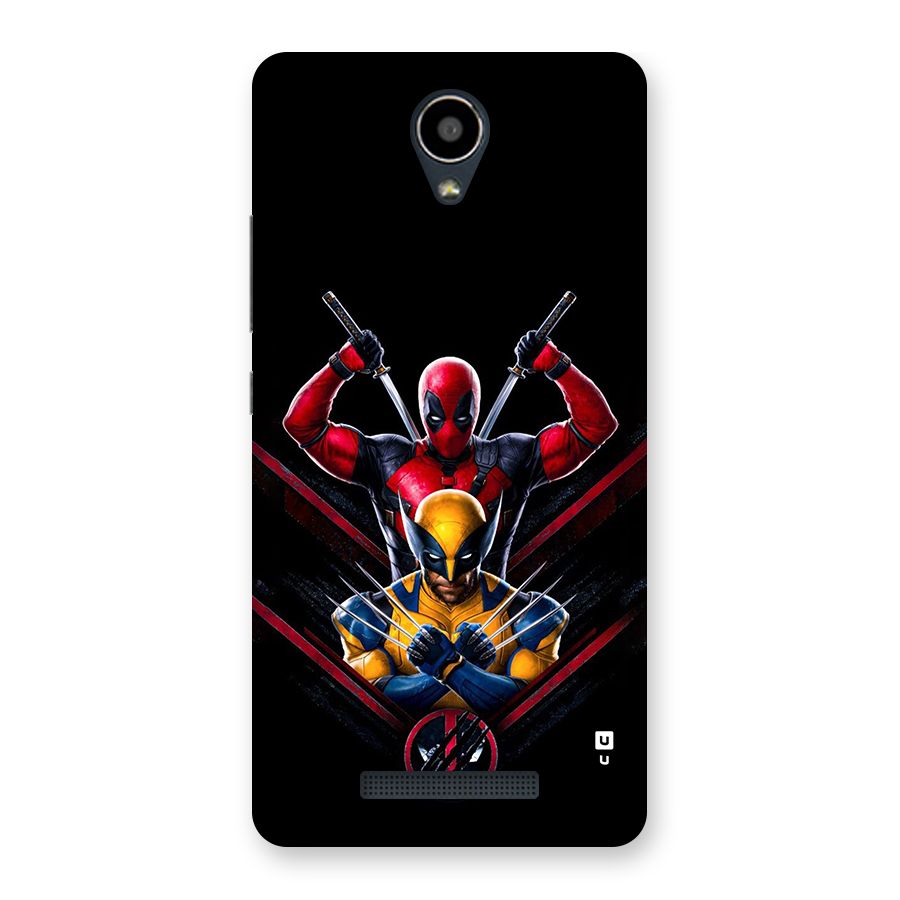Logan And Wade Back Case for Redmi Note 2