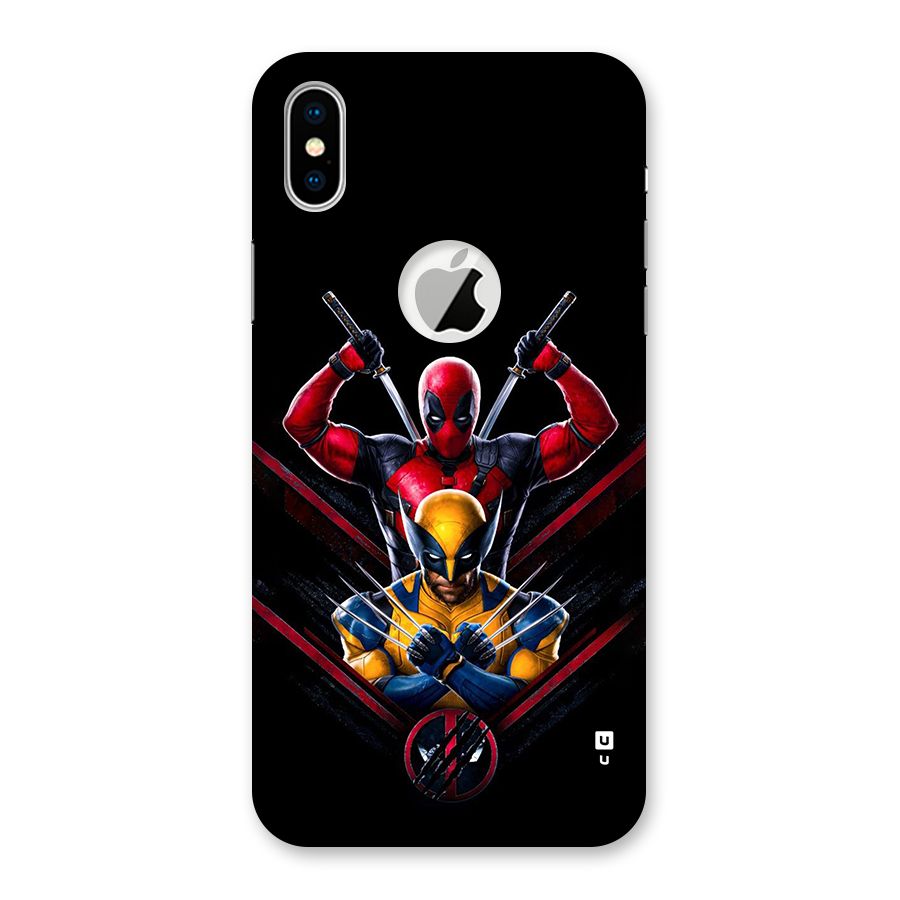 Logan And Wade Back Case for iPhone X Logo Cut