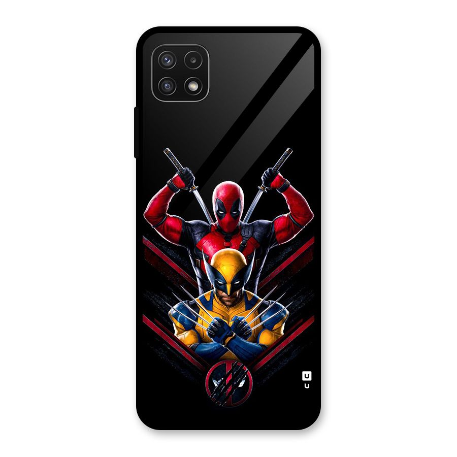 Logan And Wade Glass Back Case for Galaxy A22 5G