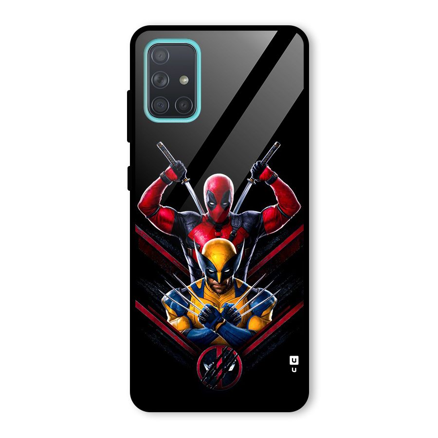 Logan And Wade Glass Back Case for Galaxy A71