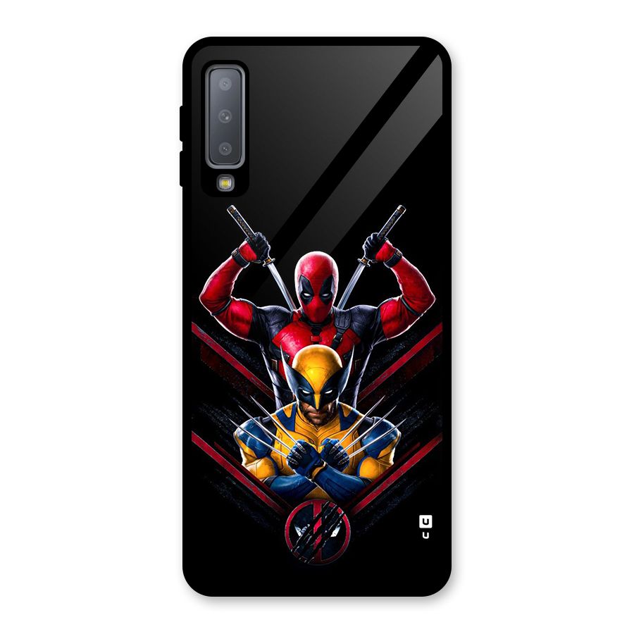 Logan And Wade Glass Back Case for Galaxy A7 (2018)