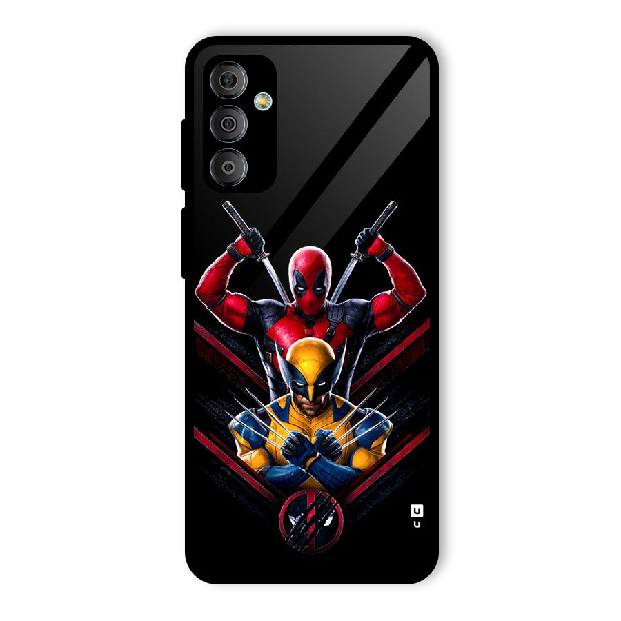 Logan And Wade Glass Back Case for Galaxy F23