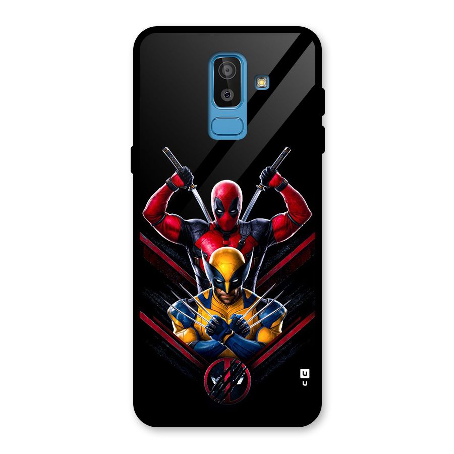 Logan And Wade Glass Back Case for Galaxy J8