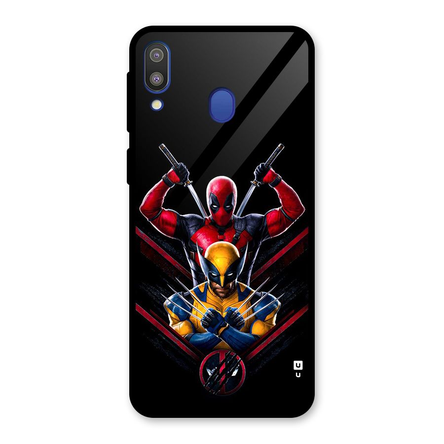 Logan And Wade Glass Back Case for Galaxy M20