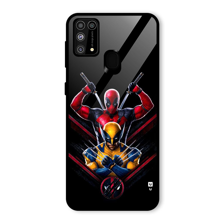 Logan And Wade Glass Back Case for Galaxy M31