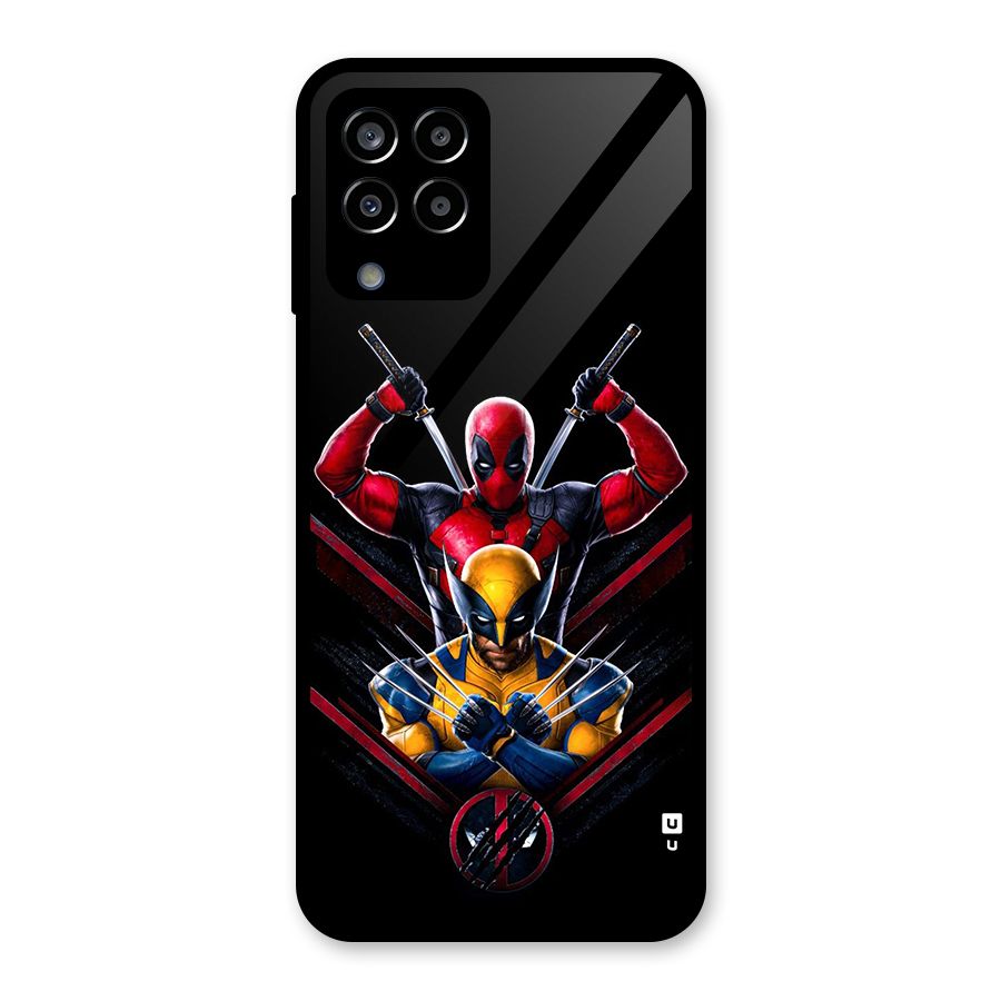 Logan And Wade Glass Back Case for Galaxy M33