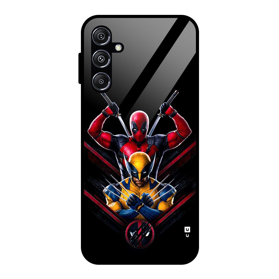 Logan And Wade Glass Back Case for Galaxy M34 5G