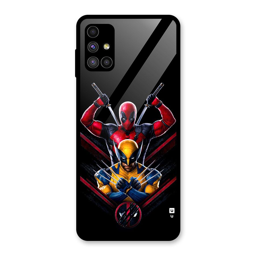 Logan And Wade Glass Back Case for Galaxy M51
