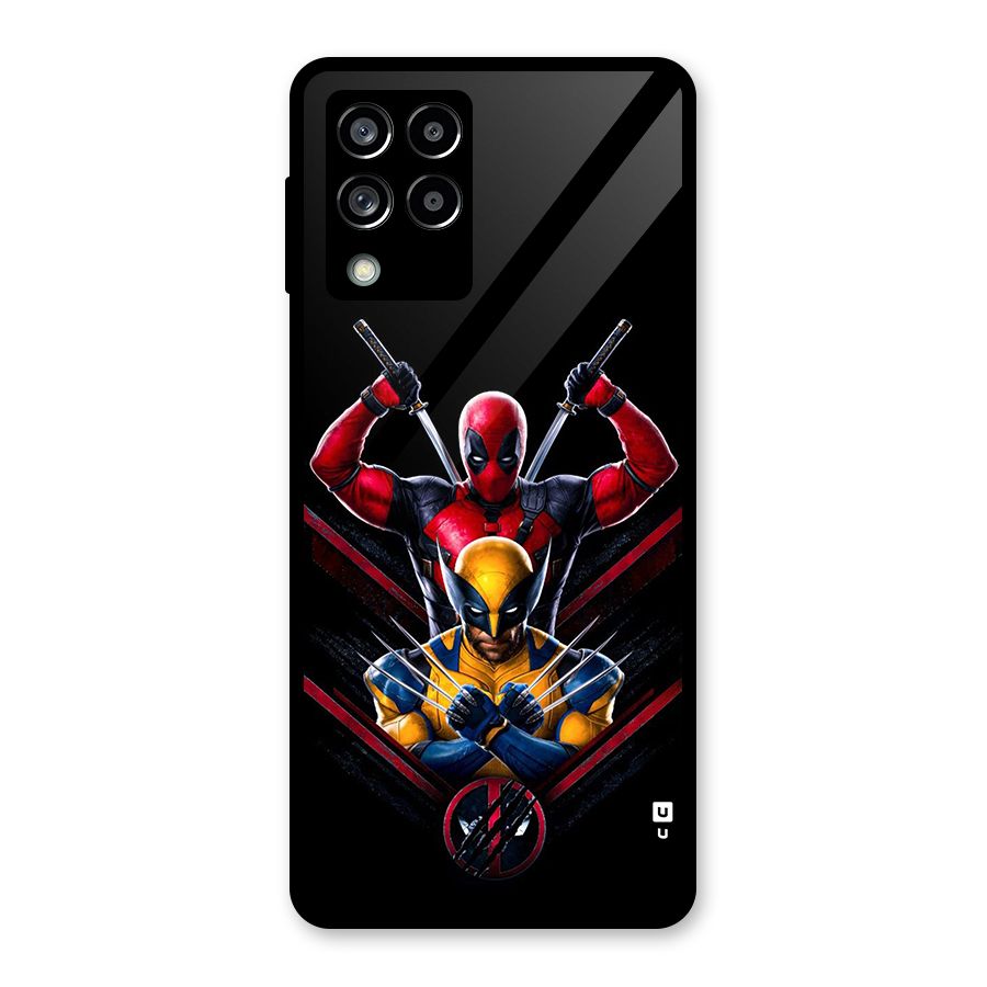 Logan And Wade Glass Back Case for Galaxy M53 5G
