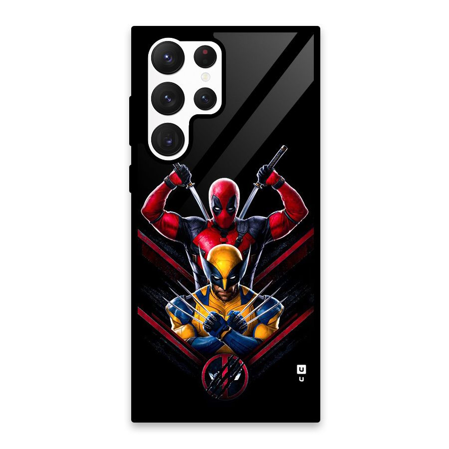 Logan And Wade Glass Back Case for Galaxy S22 Ultra 5G