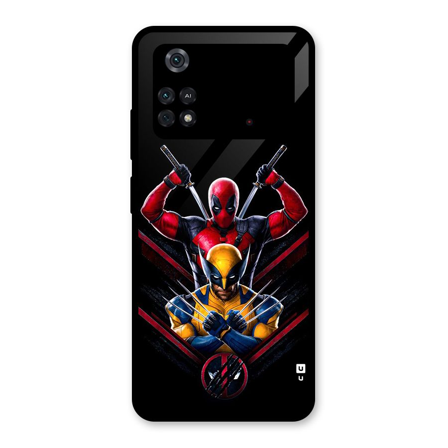 Logan And Wade Glass Back Case for Poco M4 Pro 4G