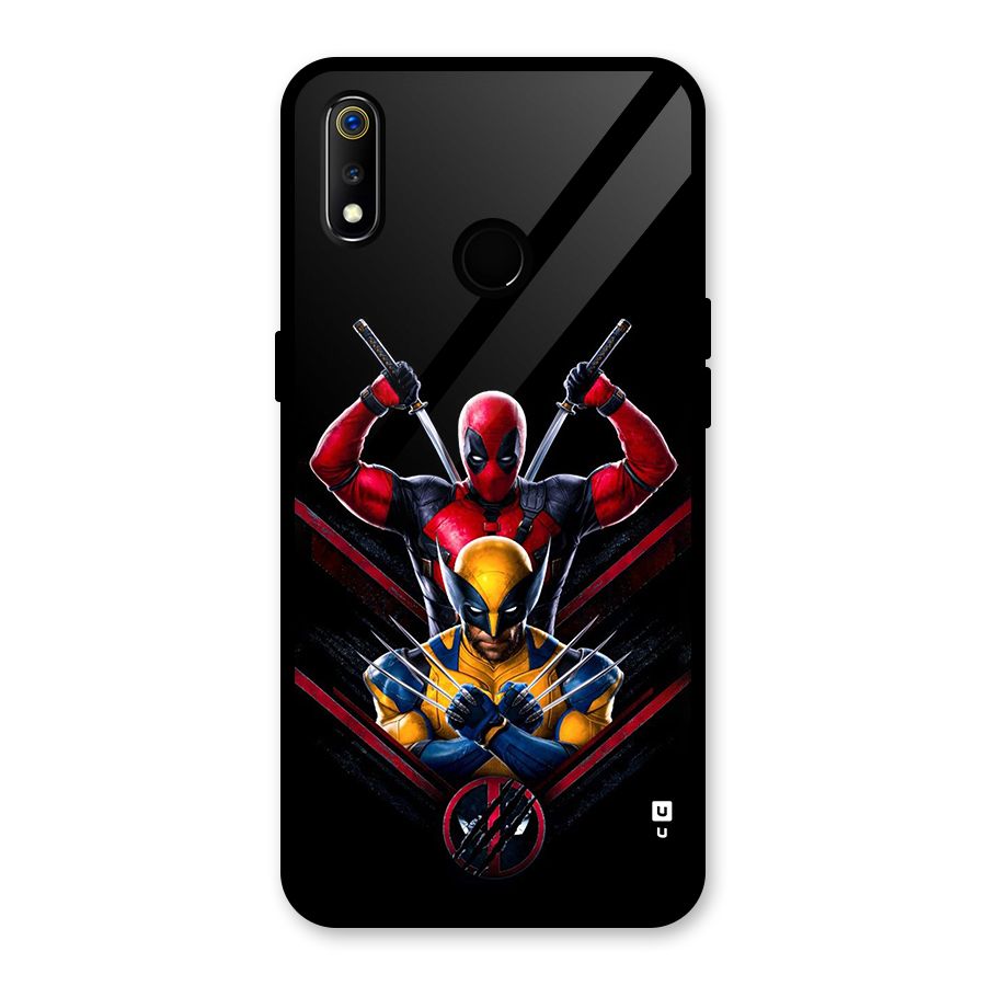 Logan And Wade Glass Back Case for Realme 3