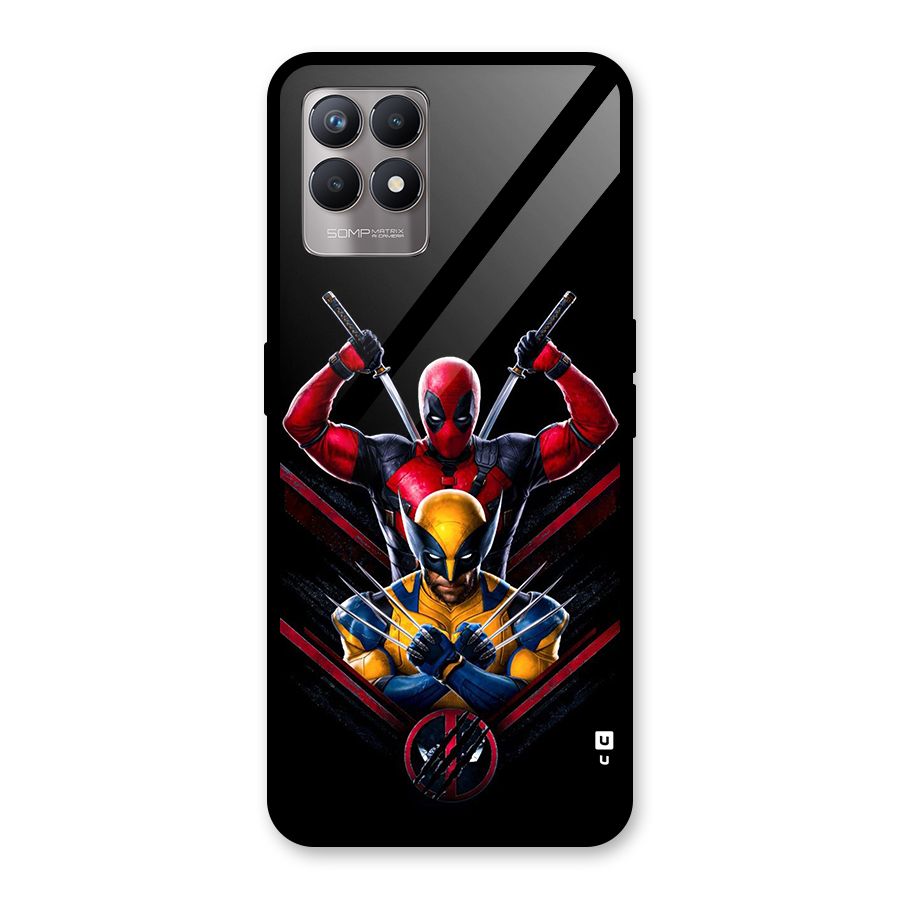 Logan And Wade Glass Back Case for Realme 8i