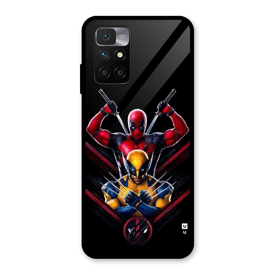 Logan And Wade Glass Back Case for Redmi 10 Prime