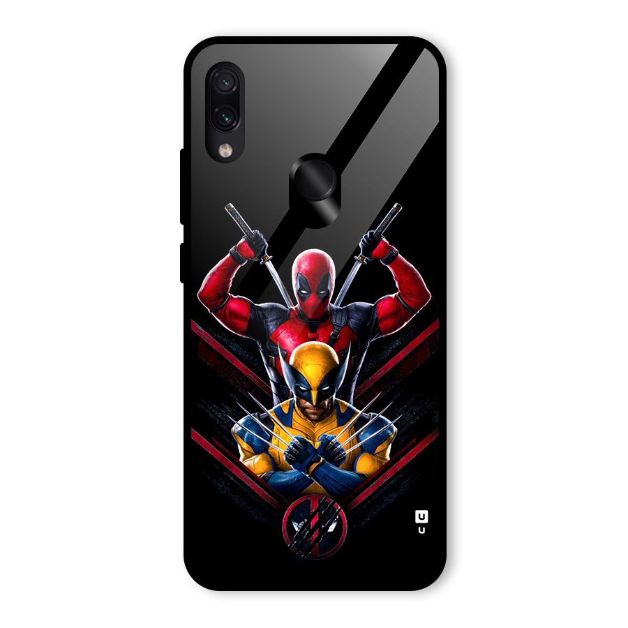 Logan And Wade Glass Back Case for Redmi Note 7S