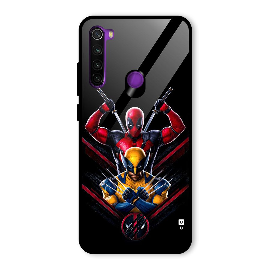 Logan And Wade Glass Back Case for Redmi Note 8