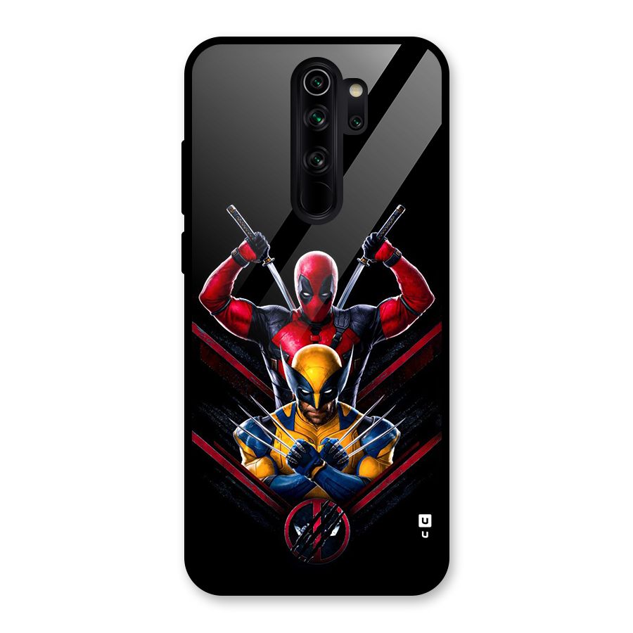 Logan And Wade Glass Back Case for Redmi Note 8 Pro