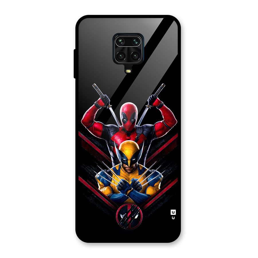 Logan And Wade Glass Back Case for Redmi Note 9 Pro