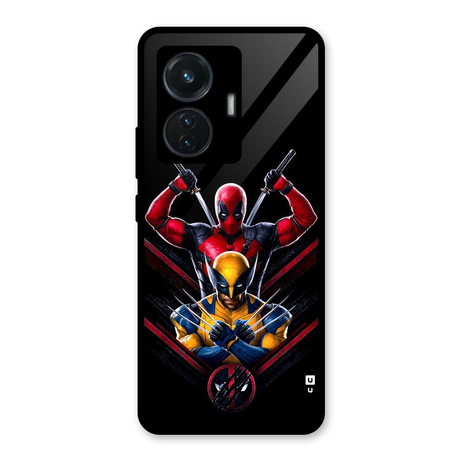 Logan And Wade Glass Back Case for Vivo T1 44W