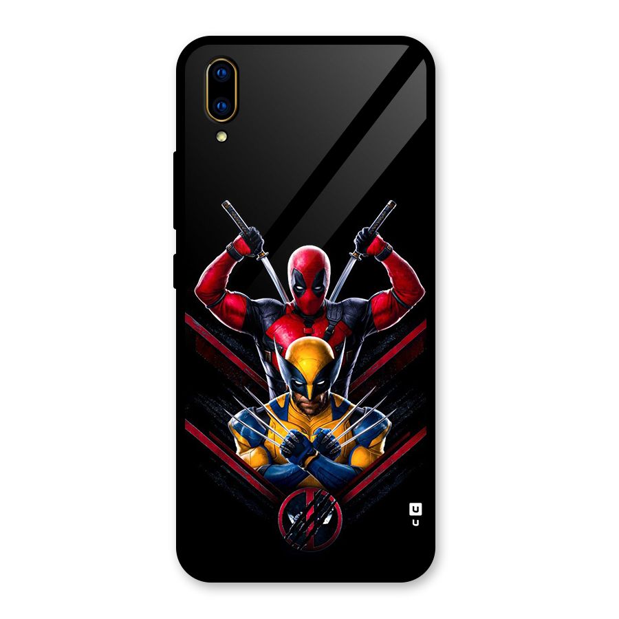 Logan And Wade Glass Back Case for Vivo V11 Pro