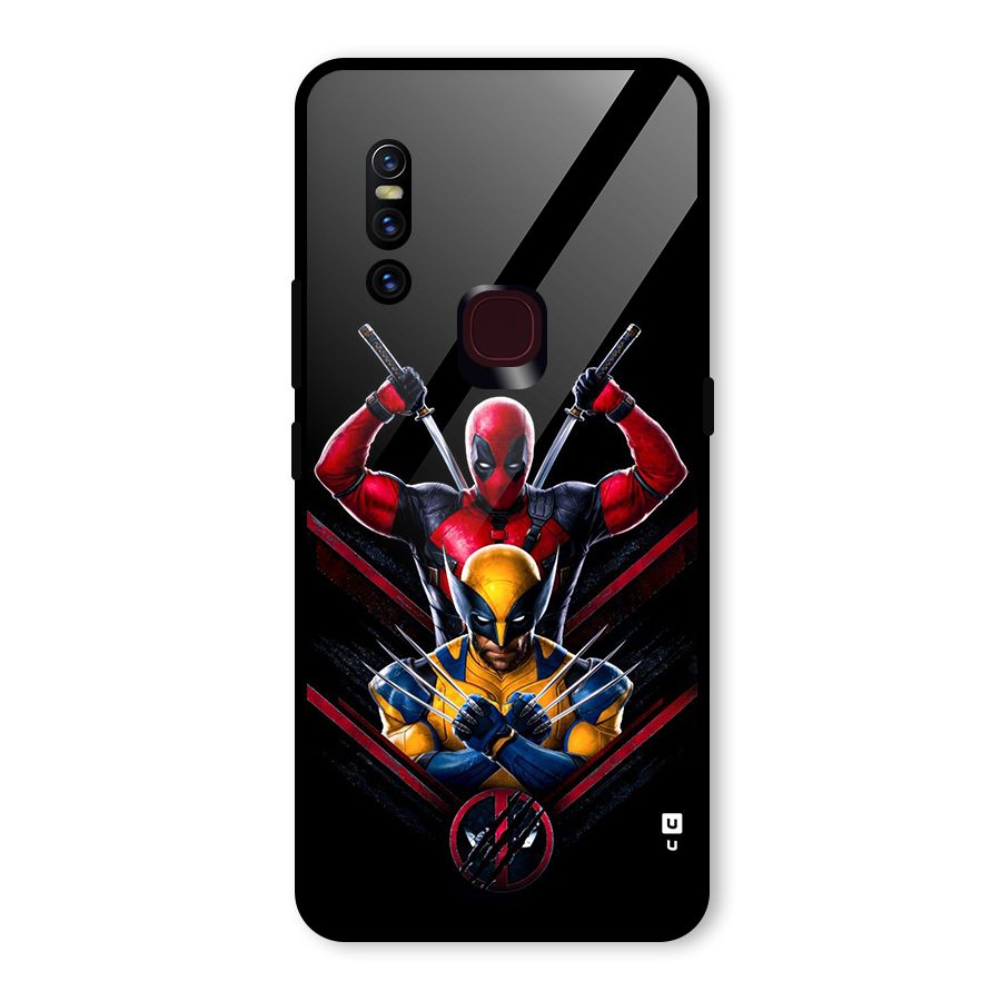 Logan And Wade Glass Back Case for Vivo V15