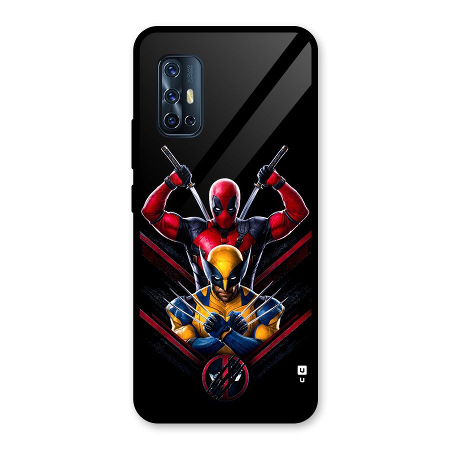 Logan And Wade Glass Back Case for Vivo V17