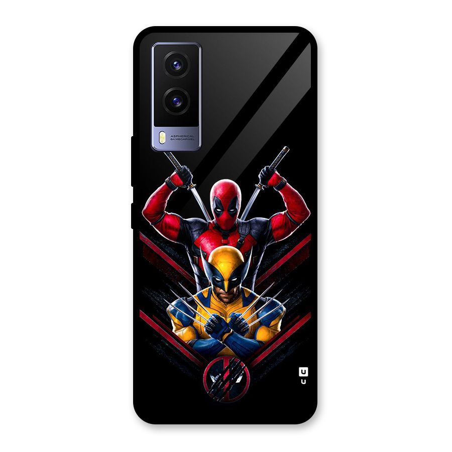 Logan And Wade Glass Back Case for Vivo V21e 5G