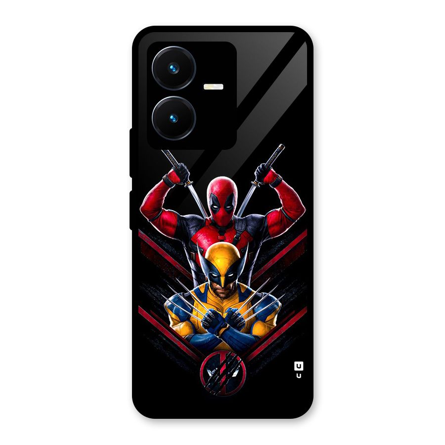 Logan And Wade Glass Back Case for Vivo Y22s
