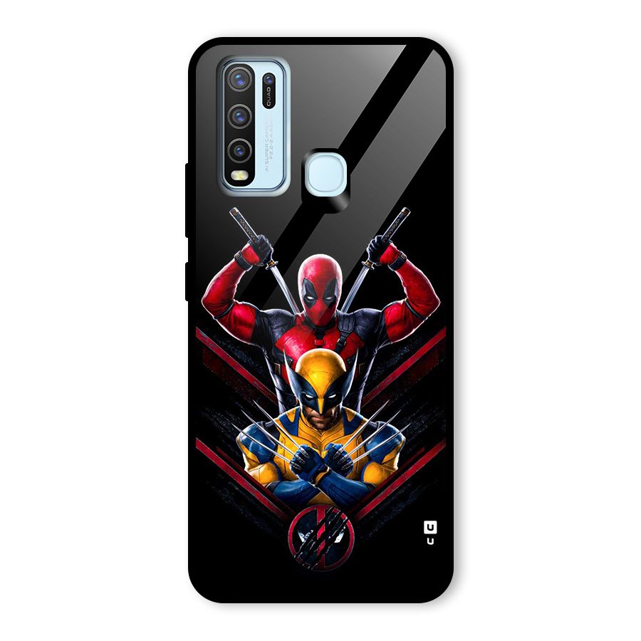 Logan And Wade Glass Back Case for Vivo Y30