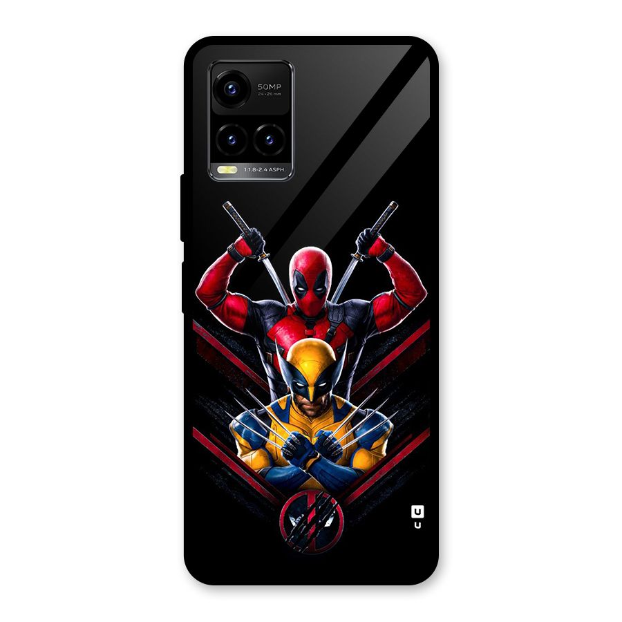 Logan And Wade Glass Back Case for Vivo Y33s