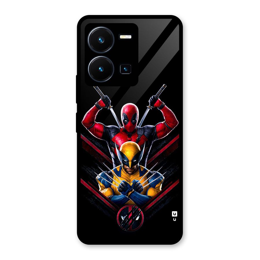 Logan And Wade Glass Back Case for Vivo Y35