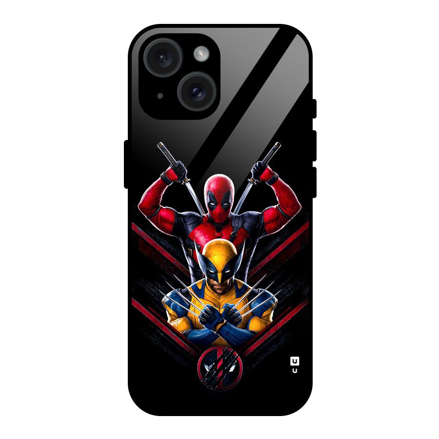 Logan And Wade Glass Back Case for iPhone 15