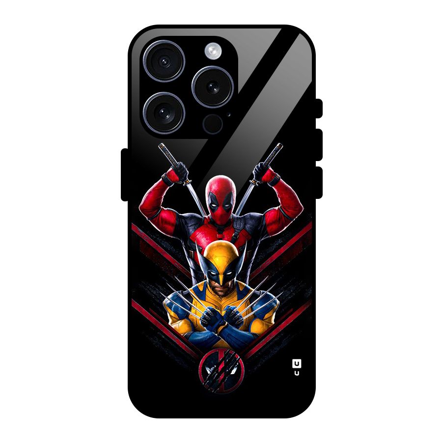 Logan And Wade Glass Back Case for iPhone 15 Pro