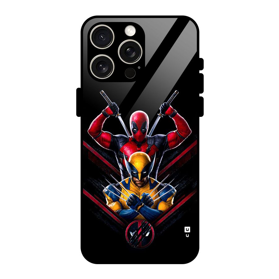 Logan And Wade Glass Back Case for iPhone 15 Pro Max