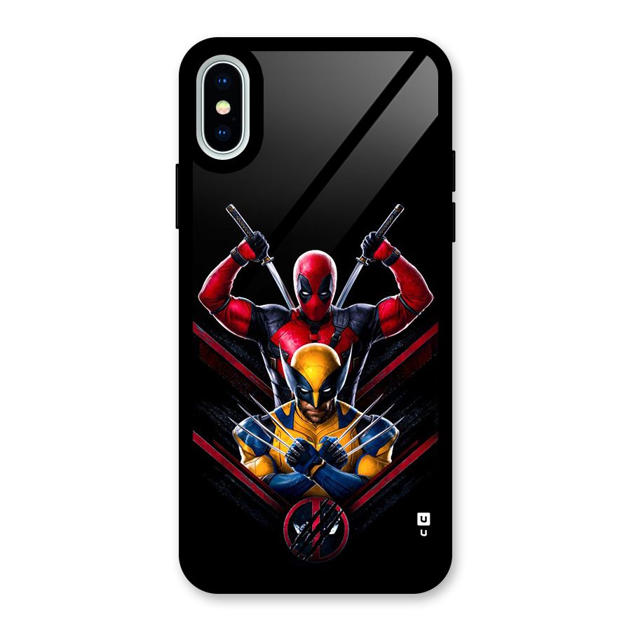 Logan And Wade Glass Back Case for iPhone XS