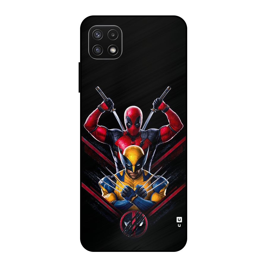 Logan And Wade Metal Back Case for Galaxy A22 5G
