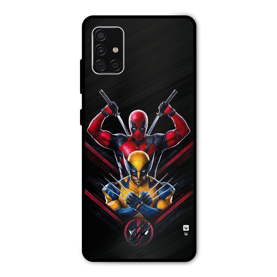 Logan And Wade Metal Back Case for Galaxy A51