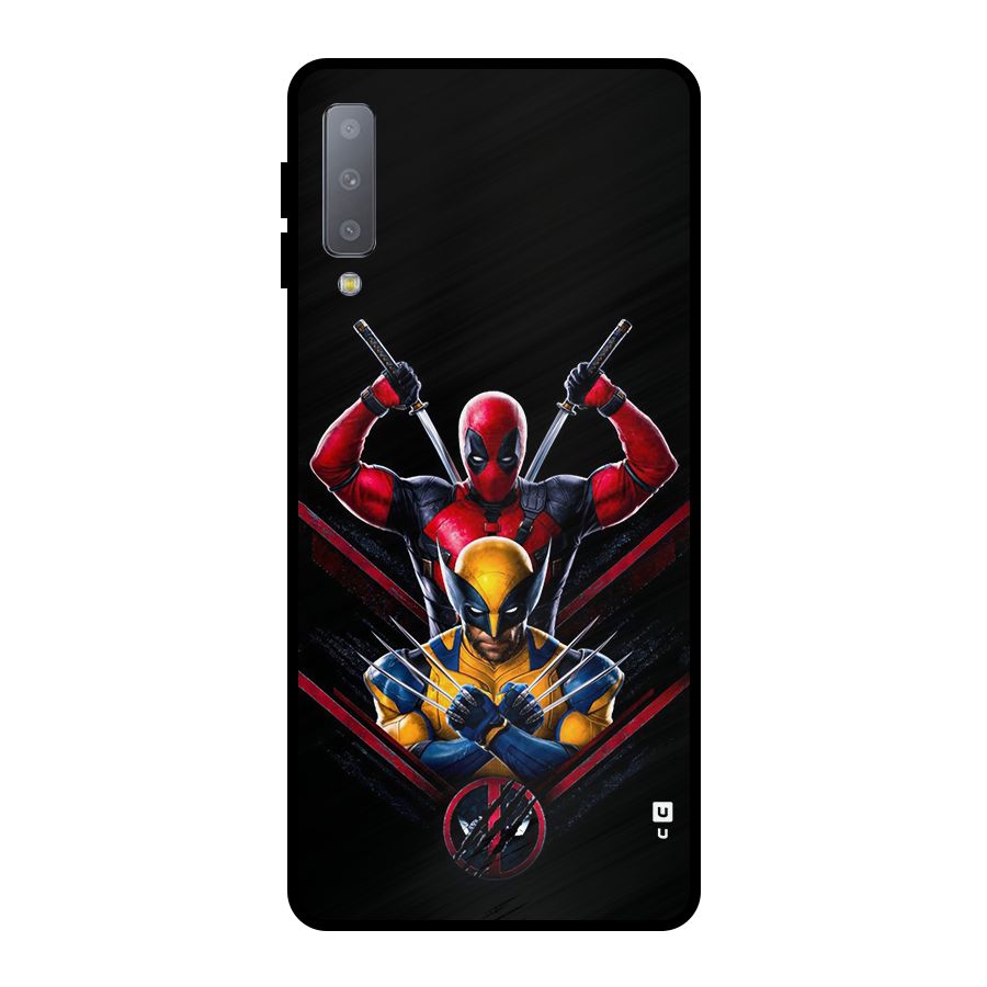 Logan And Wade Metal Back Case for Galaxy A7 (2018)