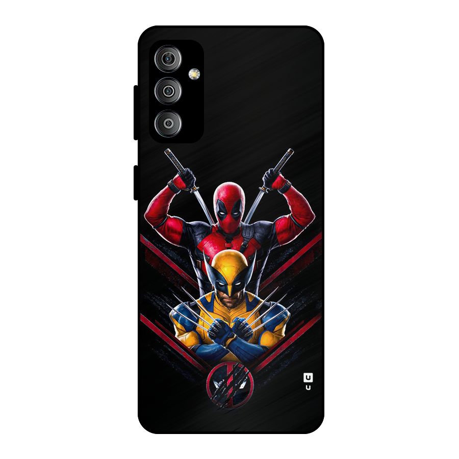 Logan And Wade Metal Back Case for Galaxy F23