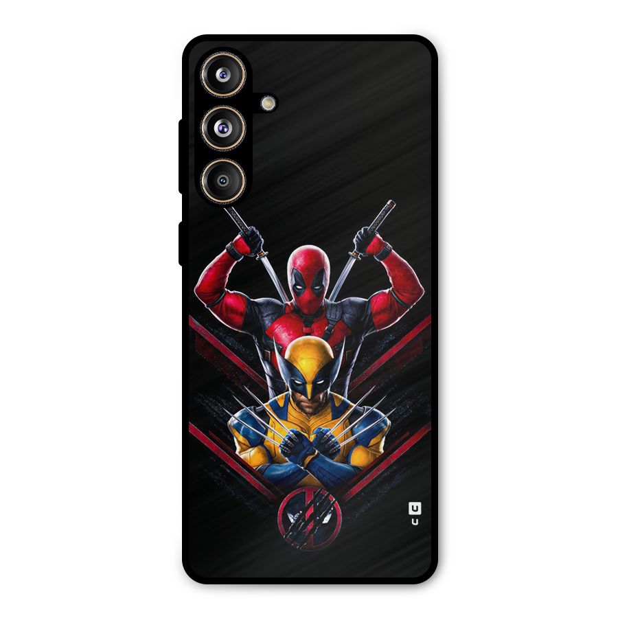 Logan And Wade Metal Back Case for Galaxy F55