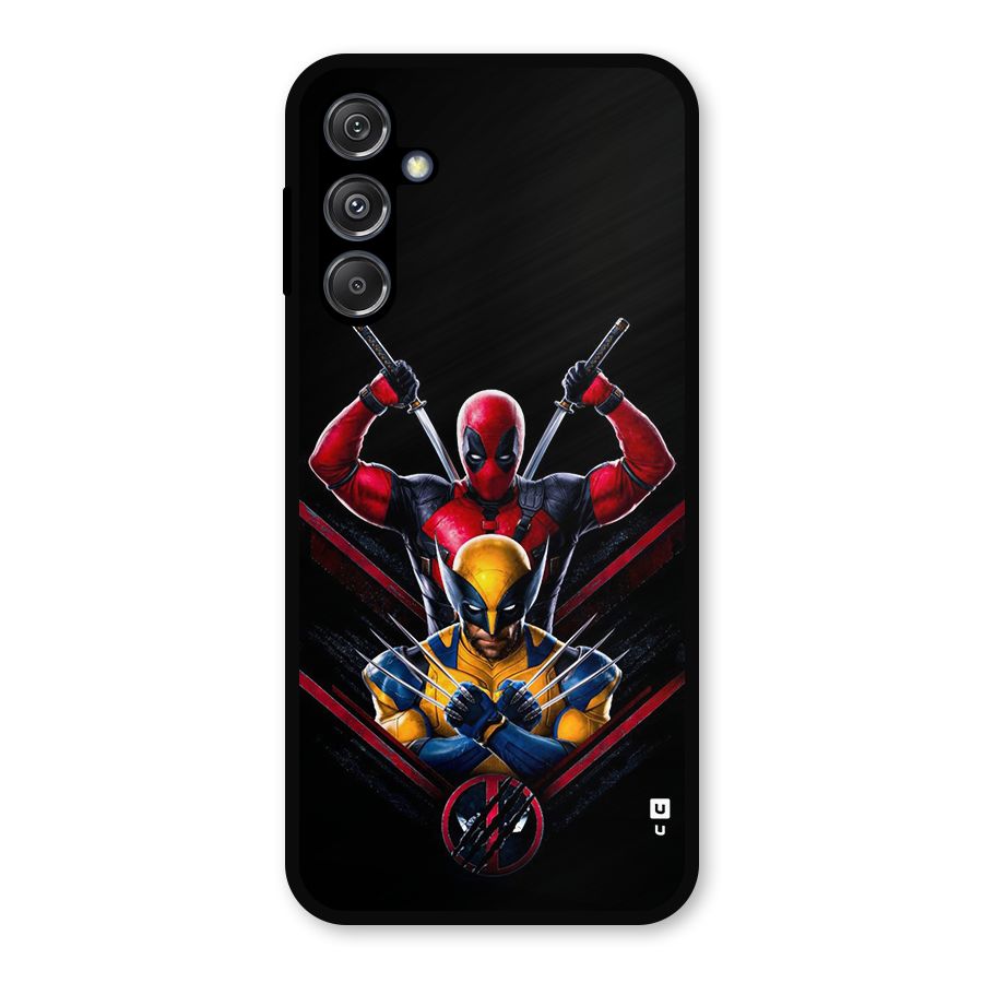 Logan And Wade Metal Back Case for Galaxy M34 5G