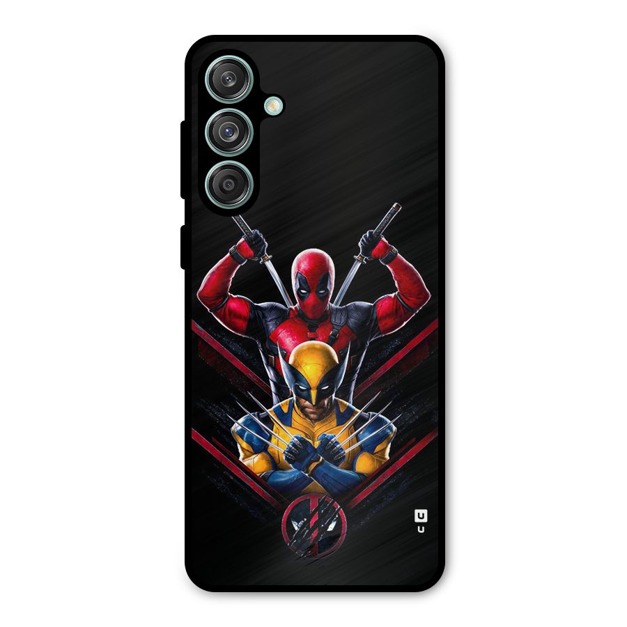 Logan And Wade Metal Back Case for Galaxy M55 5G