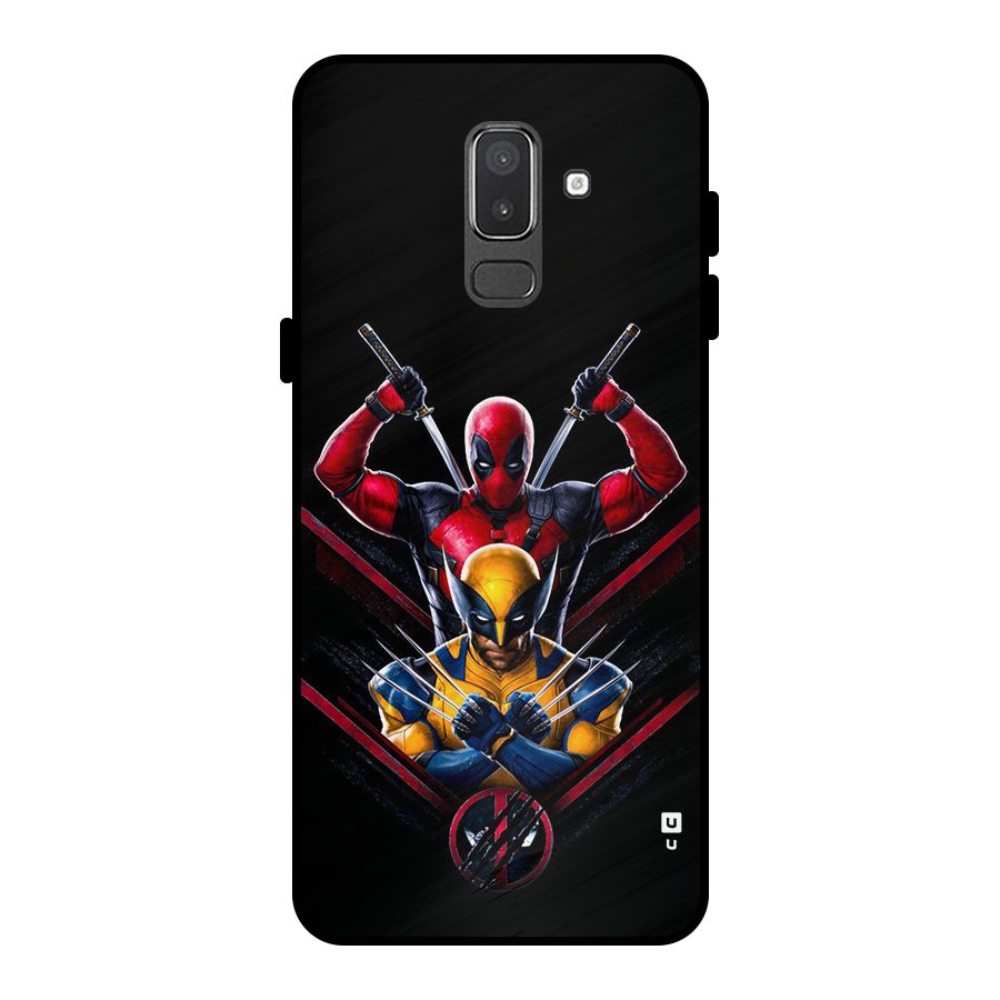 Logan And Wade Metal Back Case for Galaxy On8 (2018)