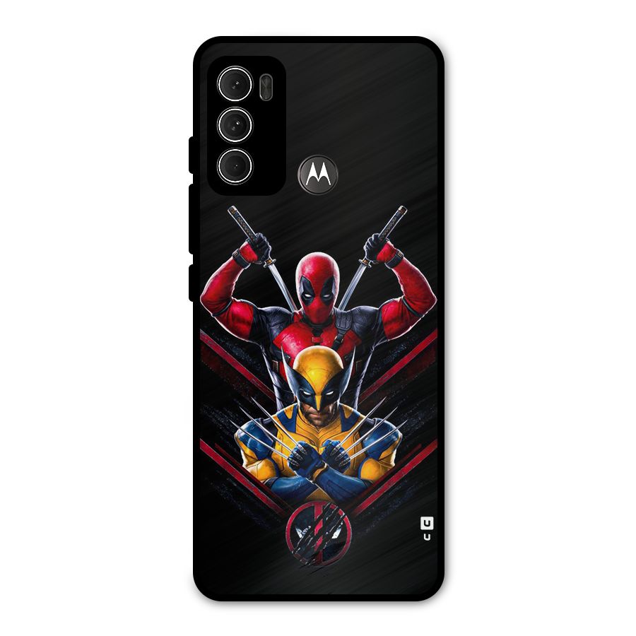 Logan And Wade Metal Back Case for Moto G60