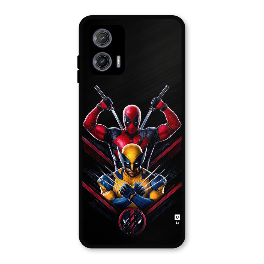 Logan And Wade Metal Back Case for Moto G73