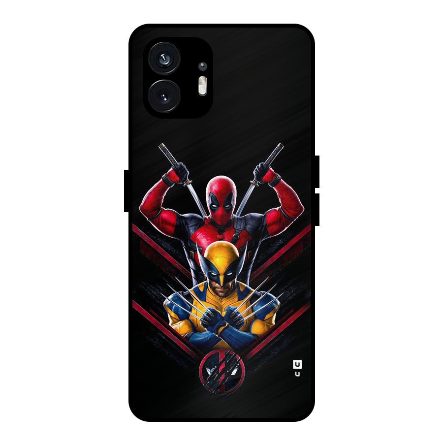 Logan And Wade Metal Back Case for Nothing Phone 2